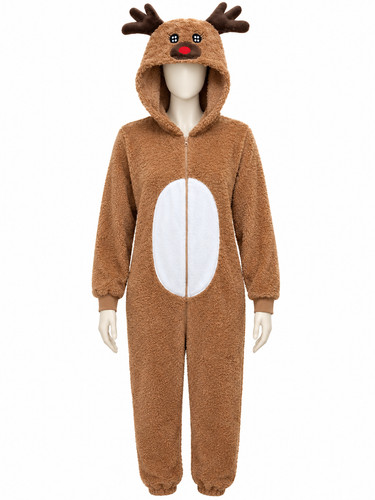 Pigiama costume renna naso