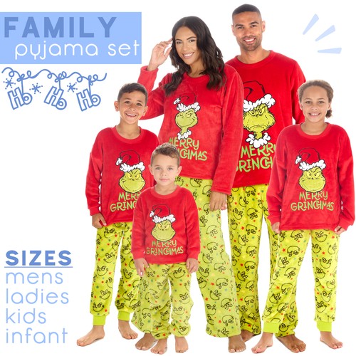 Pigiama grinch natale famiglia - pigiama,