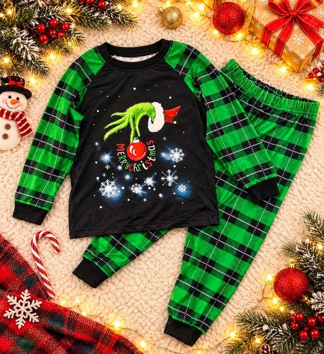 Pigiama natalizio stile grinch - natalizio,