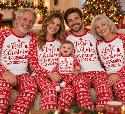 Pigiama natale famiglia - natale,